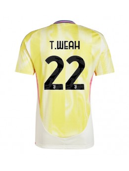 Juventus Timothy Weah #22 Gostujuci Dres 2024-25 Kratak Rukavima